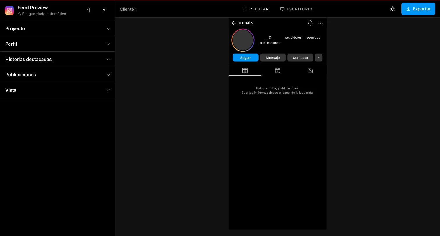 Feed Preview — la herramienta